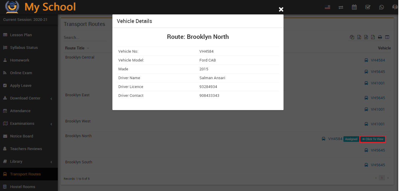 Vehicle Details Image